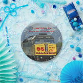 鉄道列車エンジン95th誕生日パーティー名前, ペーパープレート (パーティー)