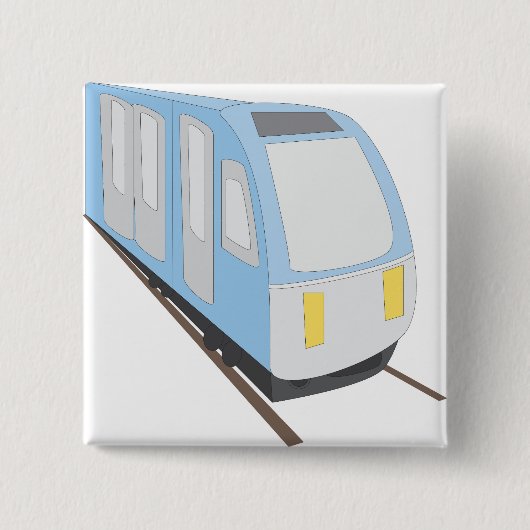 鉄道列車 缶バッジ (正面)