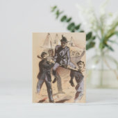 鉄道南北戦争の生活に乗ること ポストカード (スタンド正面)