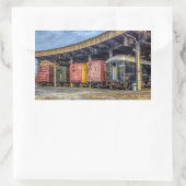 鉄道博物館 長方形シール (バッグ)