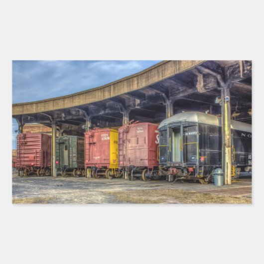 鉄道博物館 長方形シール (正面)