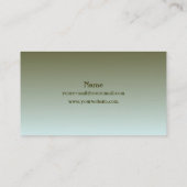 鉄道名刺 名刺 (裏面)