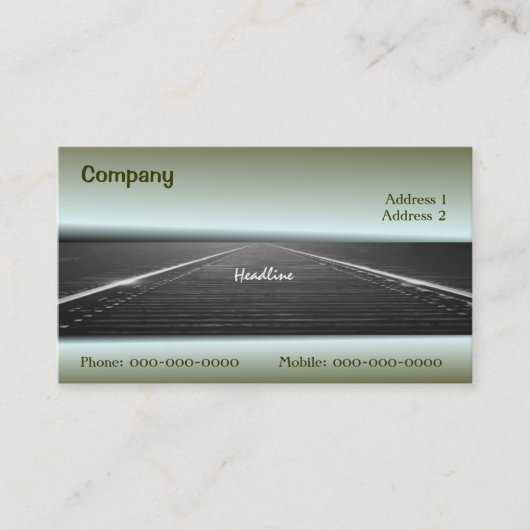 鉄道名刺 名刺 (正面)