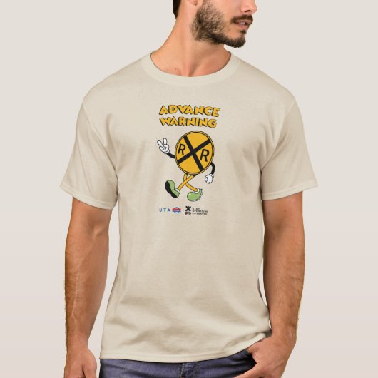 鉄道安全週間事前警告 Tシャツ (正面)