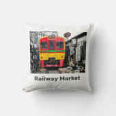 鉄道市場メークロンヴィンテージタイレトロ クッション (正面)