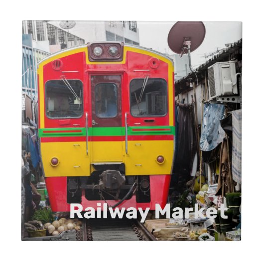 鉄道市場メークロンヴィンテージタイレトロ タイル (正面)