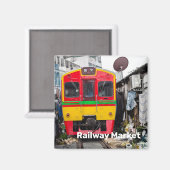 鉄道市場メークロンヴィンテージタイレトロ マグネット (正面/裏面)
