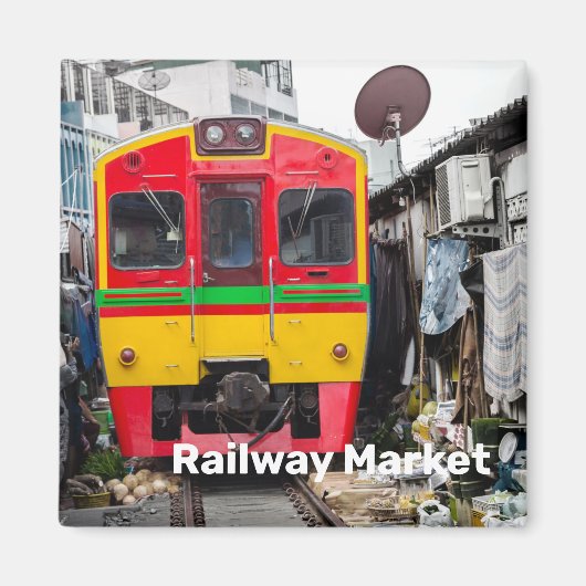鉄道市場メークロンヴィンテージタイレトロ マグネット (正面)