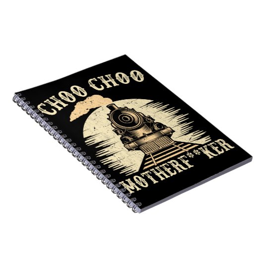 鉄道引用文機関車トラインスポッター列車 ノートブック (右側)