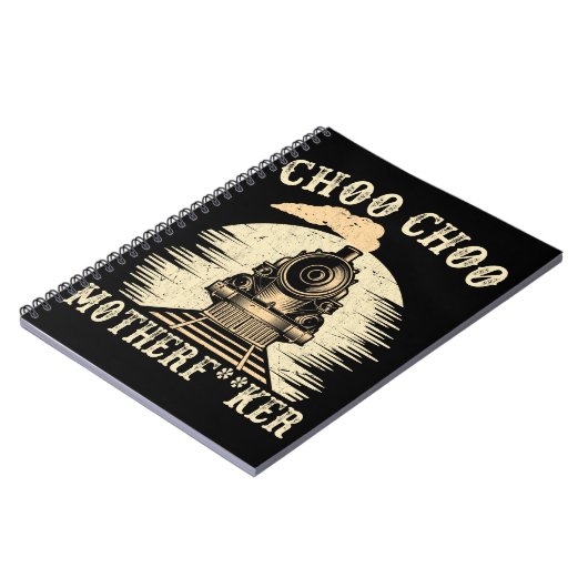 鉄道引用文機関車トラインスポッター列車 ノートブック (左側)