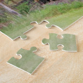 鉄道愛好家用蒸気機関ファインアート ジグソーパズル (側面)