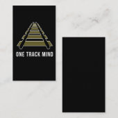 鉄道愛好機関車一線 名刺 (正面/裏面)