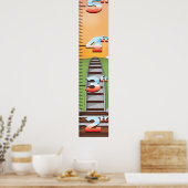 鉄道成長図 ポスター (キッチン)