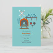 鉄道技術者の退職招待状 招待状 (スタンド正面)