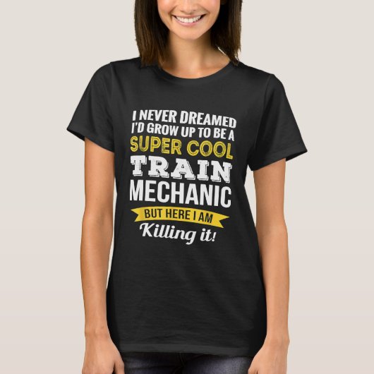 鉄道整備士への感謝 Tシャツ (正面)