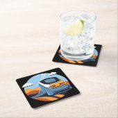 鉄道旅行 スクエアペーパーコースター (インサイチュ)