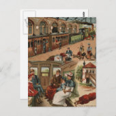 鉄道旅行 ポストカード (正面/裏面)