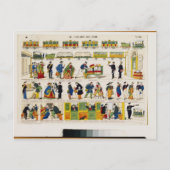 鉄道旅行， c.1850 ポストカード (正面)
