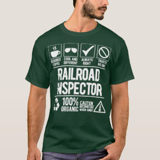 鉄道検査官の職務 Tシャツ
