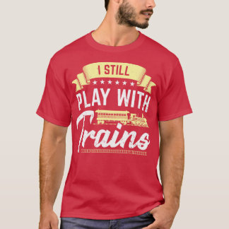 鉄道模型の鉄道機関車の運転者贈り物 Tシャツ