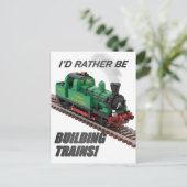"鉄道模型を作っていたい" ポストカード (スタンド正面)