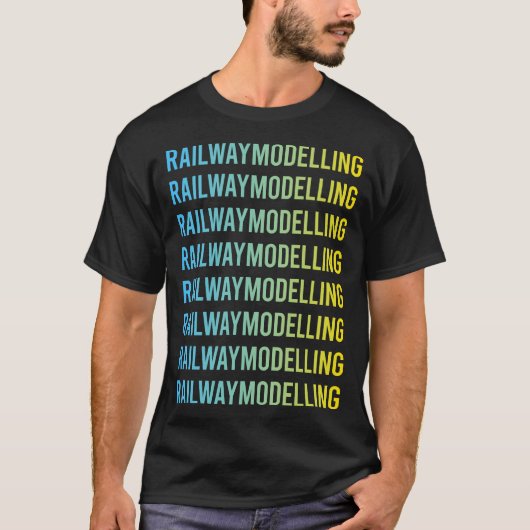 鉄道模型モデル鉄道車両 Tシャツ (正面)