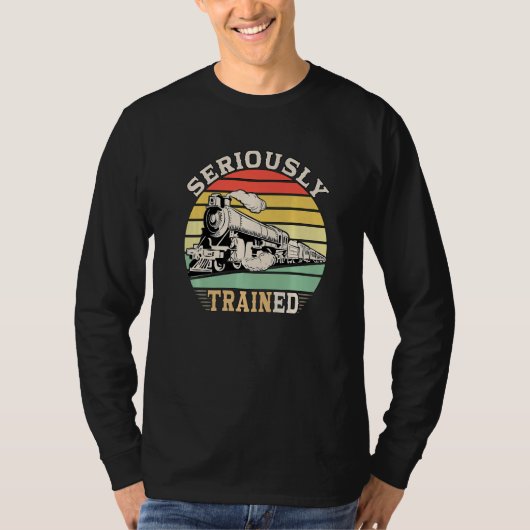 鉄道模型レイアウト付属品、鉄道ロコモ Tシャツ (正面)