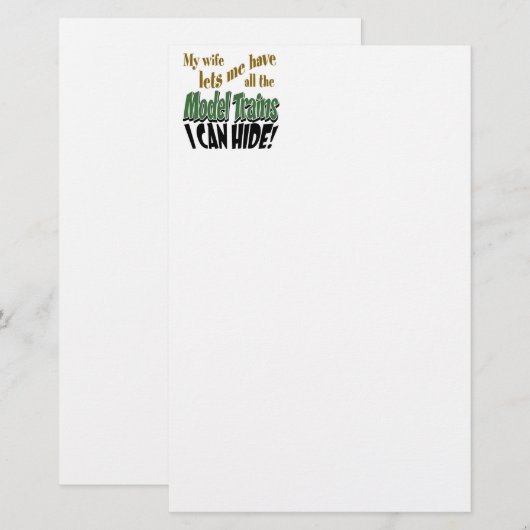 鉄道模型 便箋 (正面/裏面)