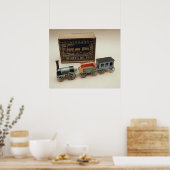 鉄道模型， c.1870 ポスター (キッチン)