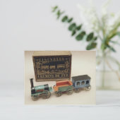 鉄道模型， c.1870 ポストカード (スタンド正面)