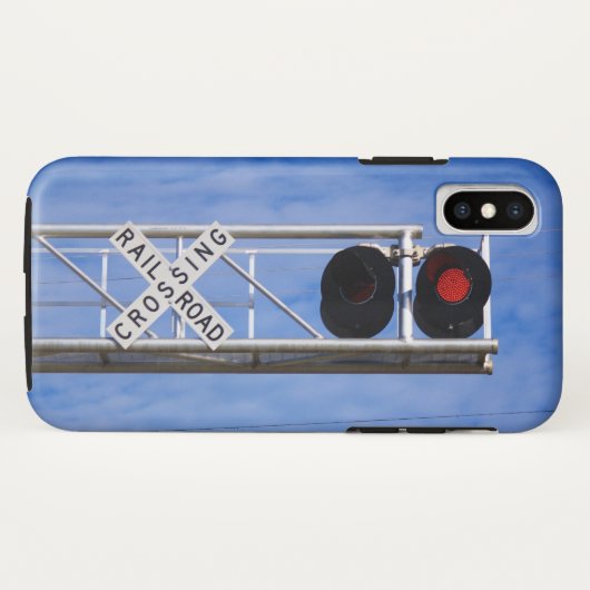 鉄道横断カンチレバーフラッシュ Case-Mate iPhoneケース (裏面(横))