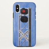 鉄道横断カンチレバーフラッシュ Case-Mate iPhoneケース (裏面)