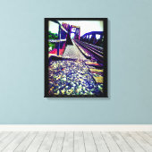 鉄道橋 キャンバスプリント (インサイチュ (ウッドフロア))