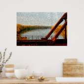 鉄道橋 ポスター (キッチン)