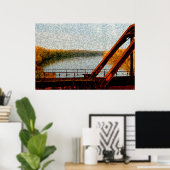 鉄道橋 ポスター (ホームオフィス)