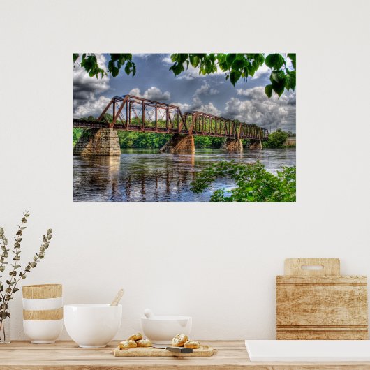 鉄道橋 ポスター (キッチン)