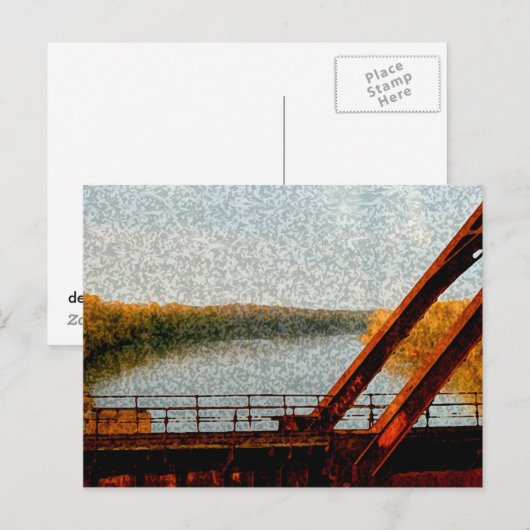 鉄道橋 ポストカード (正面/裏面)