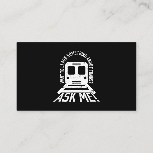 鉄道機関車及び鉄道機関車用鉄道 名刺 (裏面)