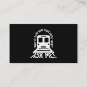 鉄道機関車及び鉄道機関車用鉄道 名刺 (正面)