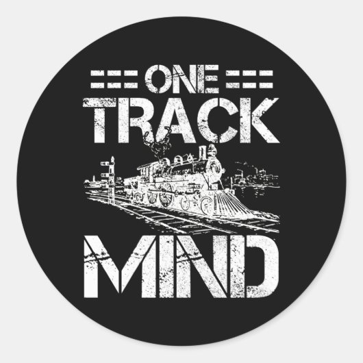 鉄道機関車鉄道模型列車 ラウンドシール (正面)