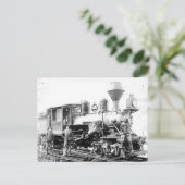 鉄道機関車 – ヴィンテージ写真 ポストカード (スタンド正面)
