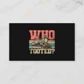 鉄道機関車 名刺 (裏面)