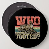 鉄道機関車 缶バッジ (正面&裏面)