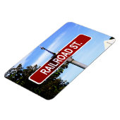 鉄道沿線通り標識 マグネット (左側)