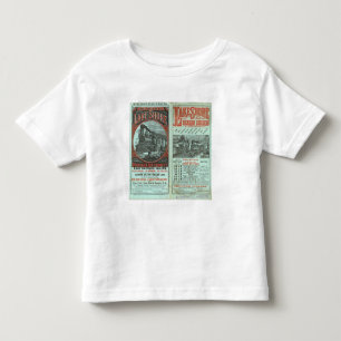 鉄道湖の海岸およびミシガン州そう トドラーTシャツ