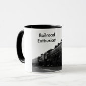 鉄道熱狂者 マグカップ (正面左)