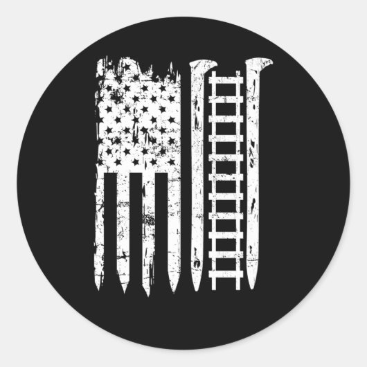 鉄道用の鉄道スパイクアメリカのフラッグトレイン ラウンドシール (正面)