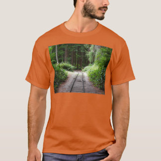 鉄道用軽い森 Tシャツ