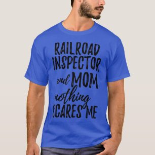 鉄道監督母おもしろいプレゼントアイディア Tシャツ