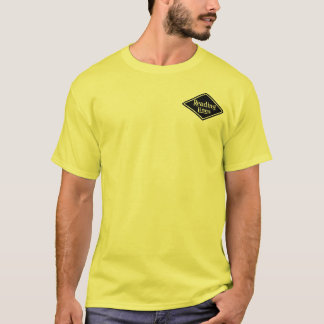 鉄道網の地図及びロゴの人のTシャツを読むこと Tシャツ